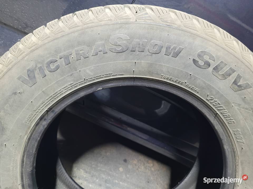 Opony 215 70 R16 zima 6mm Maxxis Motoryzacja Bystra Podhalańska sprzedam
