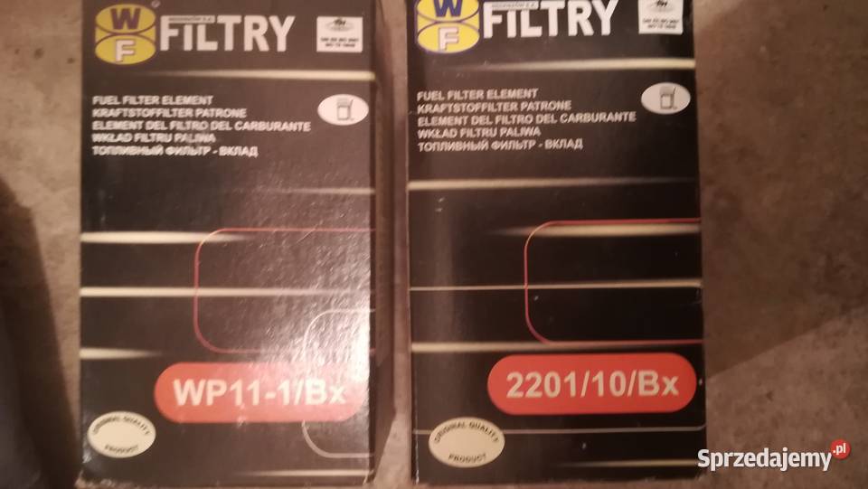 Wkłady filtra paliwa WP111Bx i 220110Bx