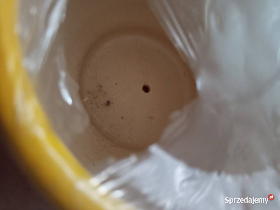 Doniczki ceramiczne szkliwione z podstawką 2 Warszawa