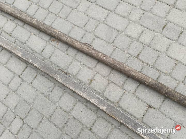 2x zabytkowy dyszel do wozu konnego 36 m okucie