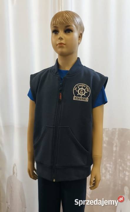 Kamizelka bezrękawnik szkolny do SP 10 w Szczecin