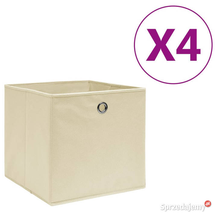 Pudełka z włókniny 4 28x28x28 kremowe WM325215 Warszawa