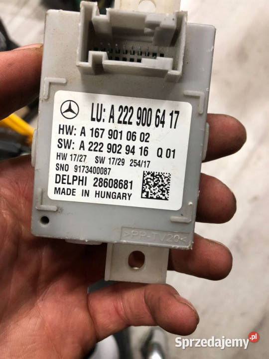 STEROWNIK ECU MERCEDES S W222 2229006417 Murzynowo - Sprzedajemy.pl