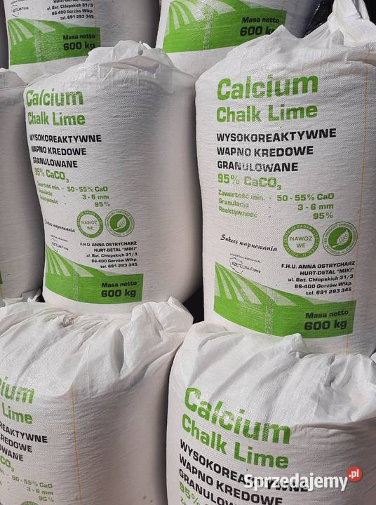 Wapno nawozowe granulowane kredowe magnezowe Ostrowiec Świętokrzyski