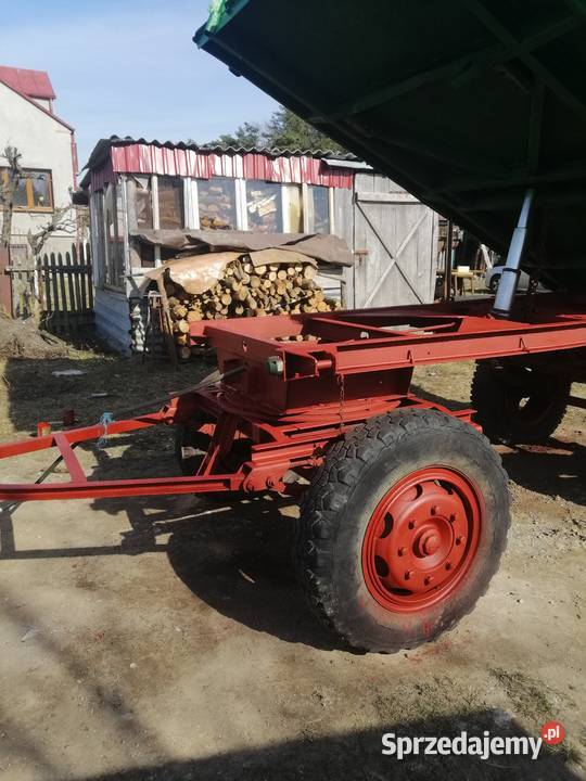 Przyczepa dwuosiowa wywrotka rolnicza lubelskie Krzywda