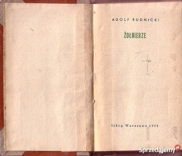 9590 ŻOŁNIERZE ADOLF RUDNICKI Czyrna