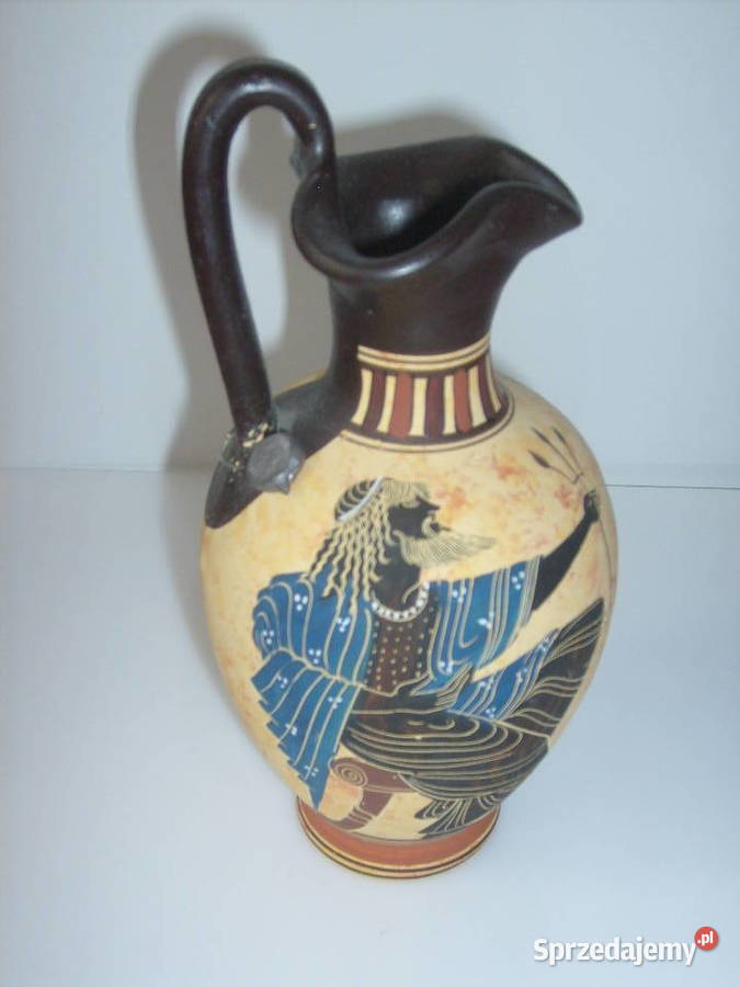 Amforka kopia sygnowana PERIOD 500 pne HAND MADE Wrocław