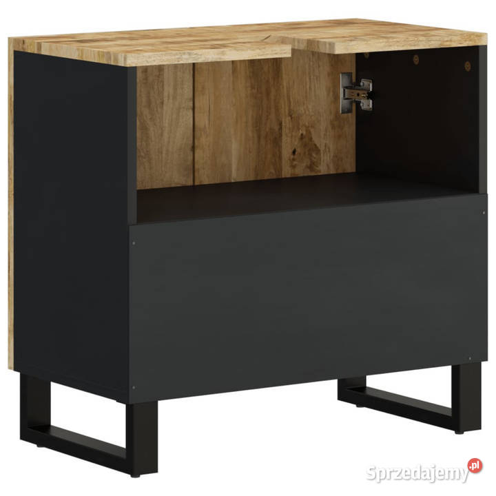 Szafka umywalkowa 62x33x58 mango i materiał