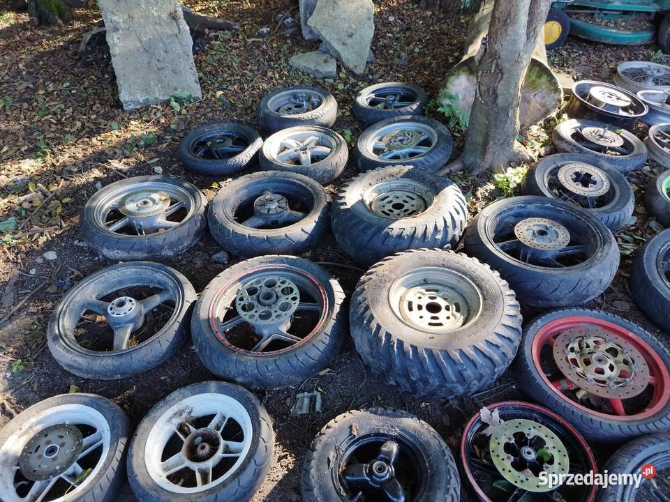 Felgi motocyklowe pakiet okazja 100 sztuk