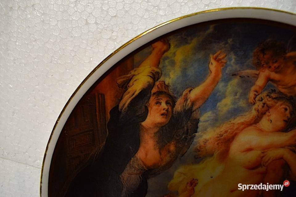 Talerz ozdobny Konsekwencje wojny Peter Rubens Chełmno sprzedam