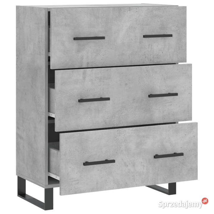 Szafka szarość betonu 695x34x90 materiał Warszawa