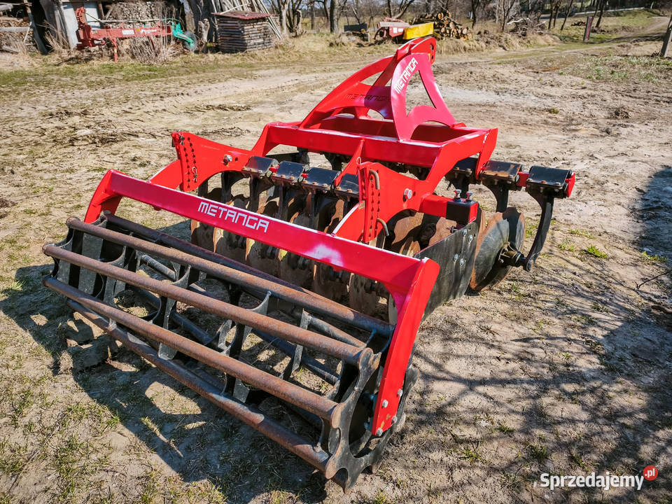 Brona talerzowa Metanga BT 180 18m Wał rurowy Brony Brodnica