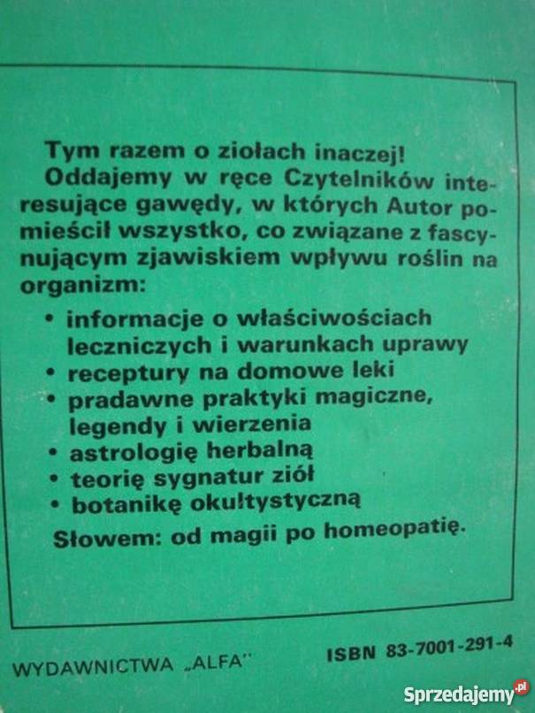 MAGIA ZIÓŁ SKARŻYŃSKI ANDRZEJ Zielona Góra