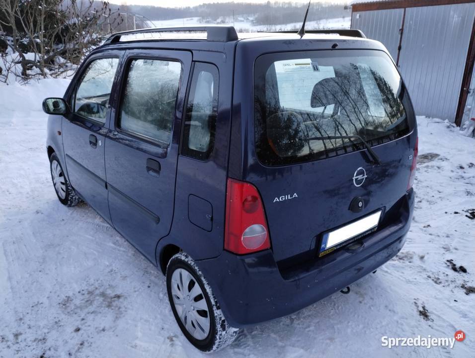 OPEL AGILA 12 16v 75 Zadbany Wspomaganie Bez 155000km Różanka