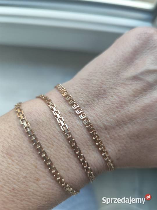 Bransoletki złote damskie 14k Skarżysko-Kamienna