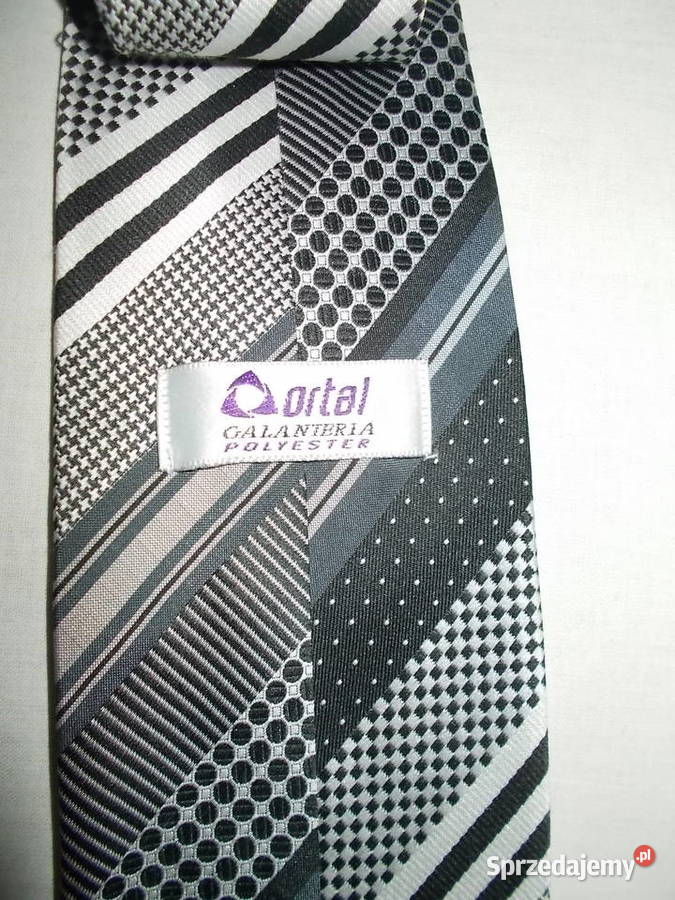 Krawat ORTAL PRL 100 poliester 20 Poznań
