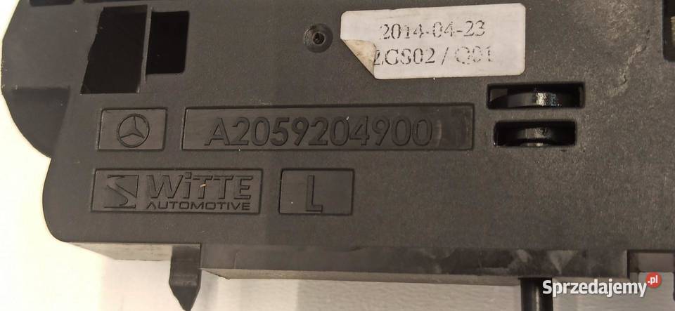 MERCEDES W205 ZAMEK KANAPY LEWY A2059204900 Części samochodowe dolnośląskie sprzedam