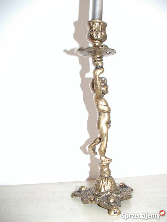 Świeczniki mosiężne mazowieckie Warszawa sprzedam