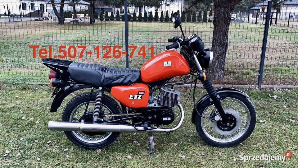 MZ etz 125150 1986r renowacji łańcuch