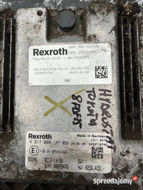 sterownik REXROTH RC121030 drcTOYO004 Bosch łódzkie Działoszyn