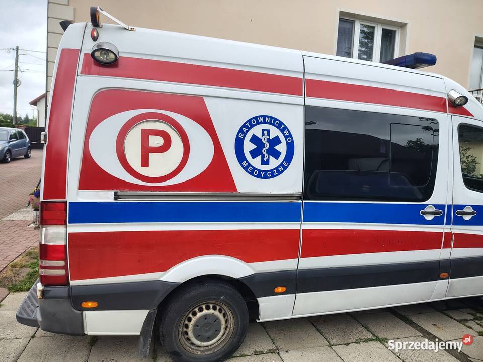 Karetka ambulans Mercedes Sprinter specjalny nieuszkodzony małopolskie Kraków sprzedam
