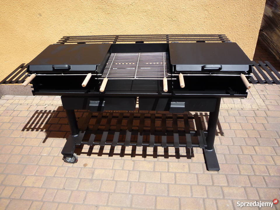 Gastronomiczny grill cateringowy TRÓJKOMOROWY Grillowanie Damasławek