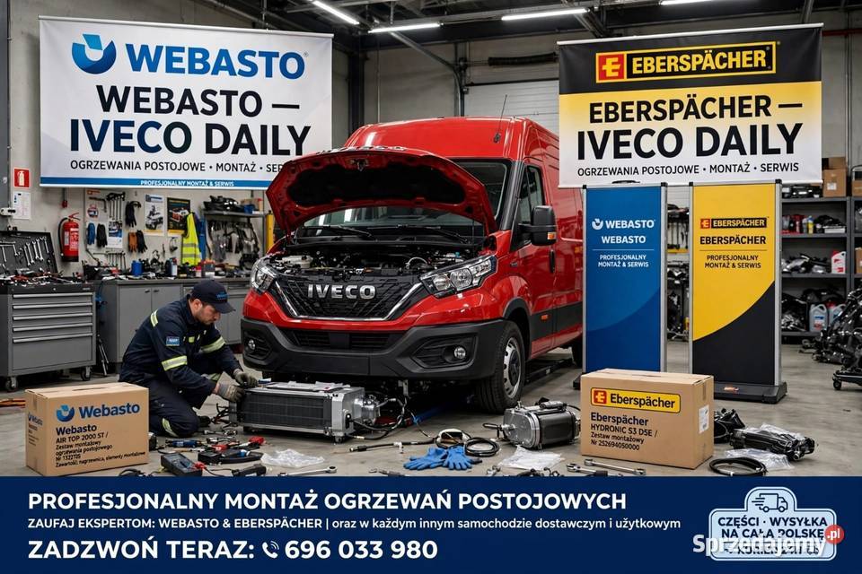 Webasto Eberspacher Seria Montaż Naprawa 1224V