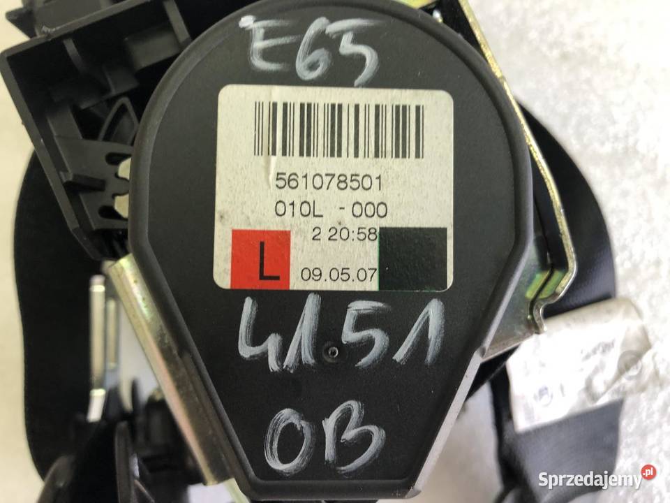 PAS LEWY PRZÓD 607595900 BMW E65 LIFT wielkopolskie