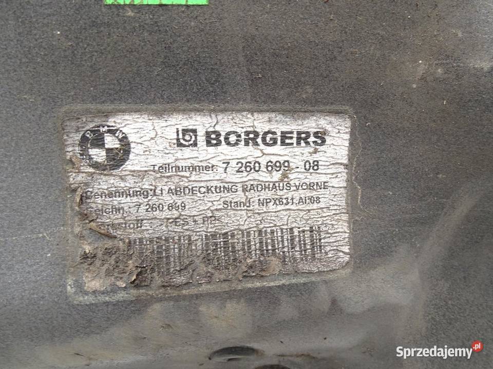 NADKOLE LEWE LEWY PRZÓD PRZEDNIE 7260725 BMW F30 osobowe małopolskie