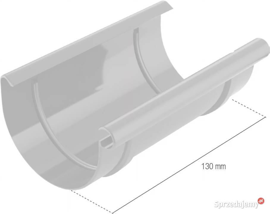 Bryza PVC Złączka rynny 75 mm ceglasty Białystok sprzedam