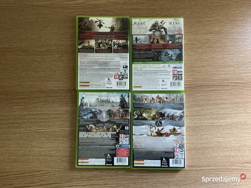 Assassins Creed zestaw 4 gier Xbox 360 Kamionka Dolna