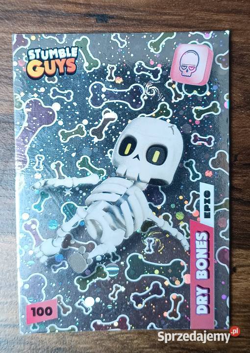 Stumble guys 100 Dry bones Epic Karta