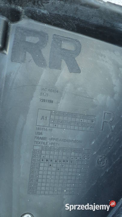 BMW nadkole prawe Części samochodowe Bydgoszcz