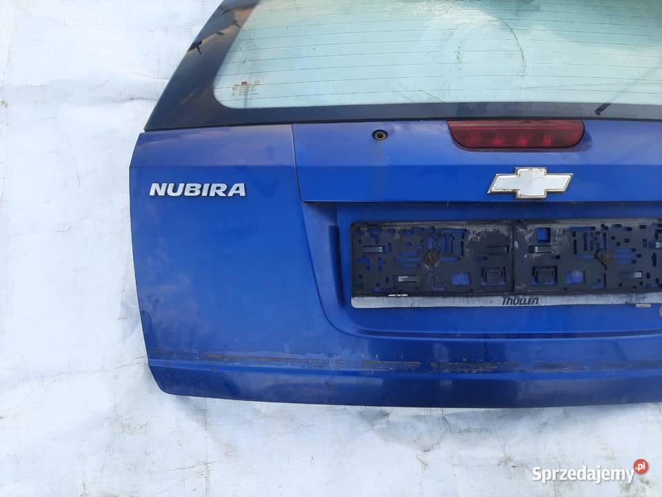 Chevrolet Lacetti Nubira klapa tylna z szybą 15U łódzkie Ksawerów