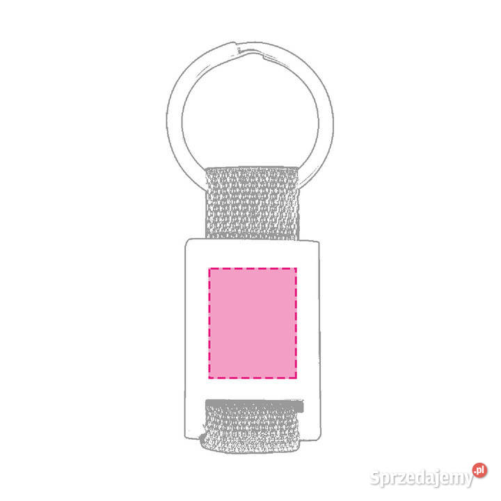 Brelok metalowy jednostronny grawer 50 Leżajsk