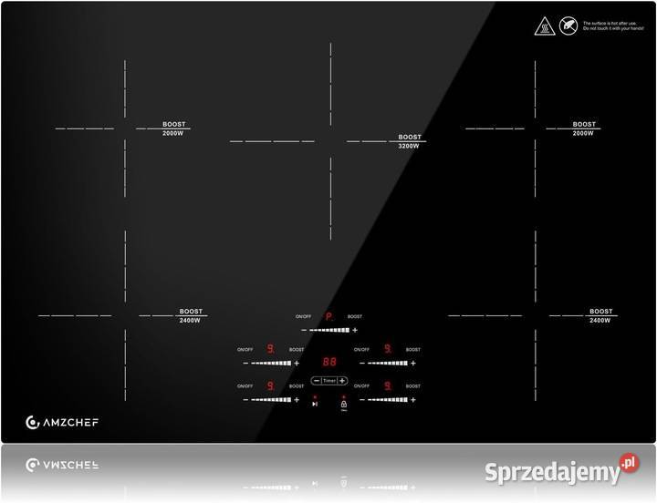 AMZCHEF Płyta indukcyjna do zabudowy 9500W AGD drobne Zawiercie sprzedam