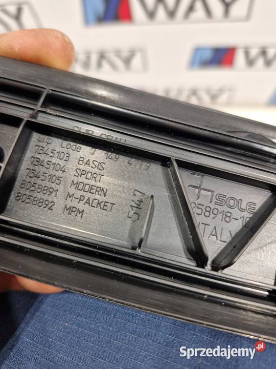 BMW M2 F87 NAKŁADKA LISTWA PROGOWA KOMPLET osobowe