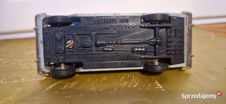 Moskwicz 408 143 made in ussr Modelarstwo łódzkie Łódź
