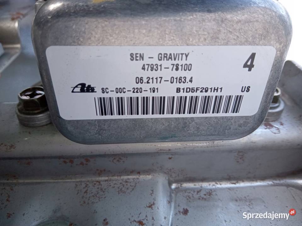 MODUŁ CZUJNIK PRZYSPIESZENIA INFINITI QX56 osobowe wielkopolskie Nowy Tomyśl
