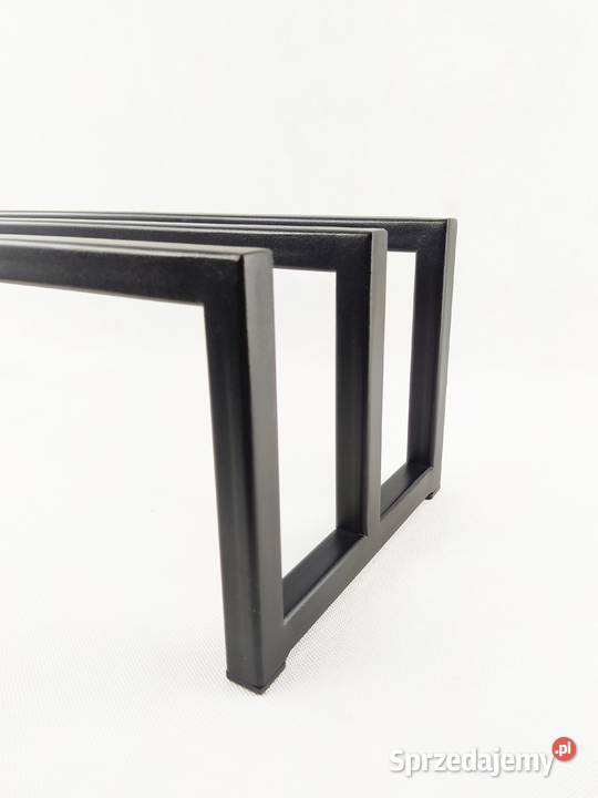 Stojak półka na buty metalowa czarna loft 25cm Kraków