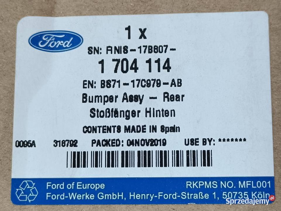 FORD MONDEO KOMBI 10 LISTWA OCHRONNA CHROM wielkopolskie Pleszew