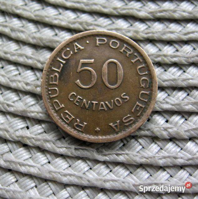 Angola Portugalska 50 Centavos 1961r Kalisz