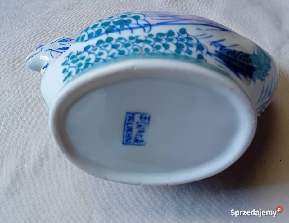 Porcelana chińska mlecznik w formie ptaka druga Koźminek sprzedam
