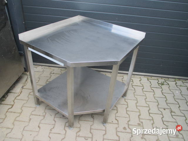 Solidny Stół Gastronomiczny Narożnikowy Z Półką wielkopolskie Ostrów Wielkopolski