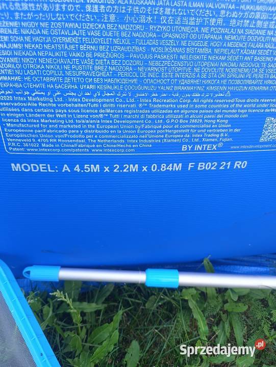 Basen na stelażu INTEX 2245084m wielkopolskie Ostrów Wielkopolski