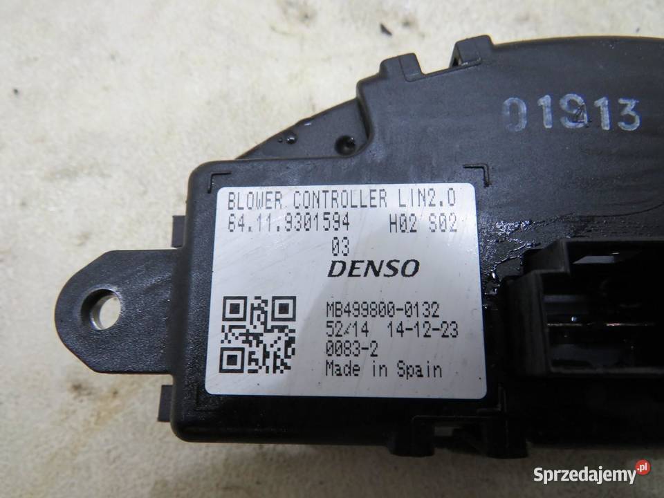 REZYSTOR DMUCHAWY BMW I3 REX 9301594