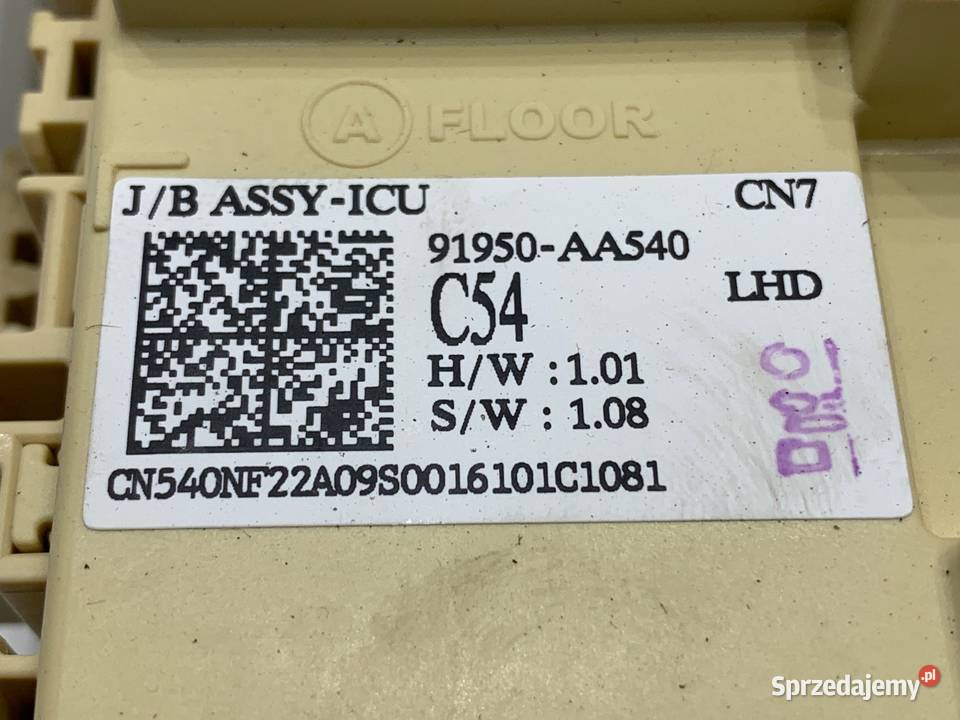 MODUŁ KOMFORTU HYUNDAI ELANTRA VII 91950AA540 osobowe Zestawy naprawcze sprzedam