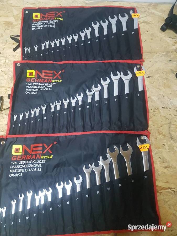 KLUCZE smata PŁASKO OCZKOWE 632 ZESTAW 17 Głogowa