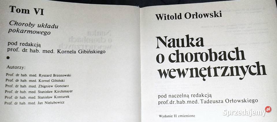 Nauka o chorobach wewnętrznych Tom 6 Witold Chełm