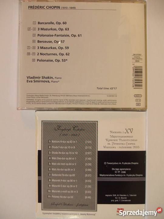 MUZYKA Klasyczna Poważna Taneczna różni CD Częstochowa